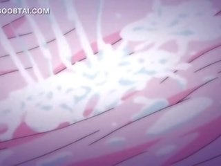 Hentai dripping pussy johnson and toy fucked hardcore