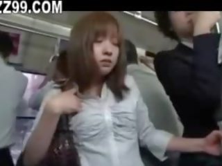 Mosaic: lustful damsel loves getting fucked by bus passenger