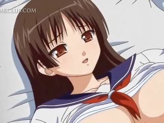 Хентай підліток seductress має a загальний ххх відео досвід
