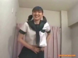 Asian Coed Masturbating Hairy honey Pot